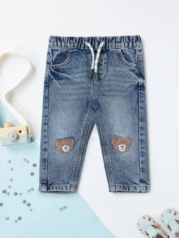 max - Boys Embroidered Slim Fit Jeans