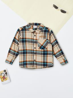max - Boys Multi-Color Checked Shirt