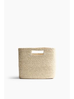 H&M - Beige Seagrass Storage Basket