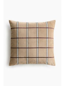 H&M - Beige Velvet Cushion Cover