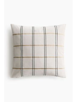 H&M - Beige Velvet Cushion Cover