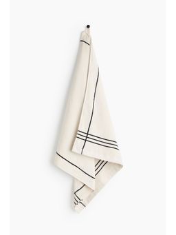 H&M - White Cotton Terry Bath Towel