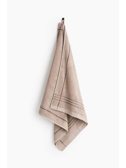 H&M - Beige Cotton Terry Bath Towel