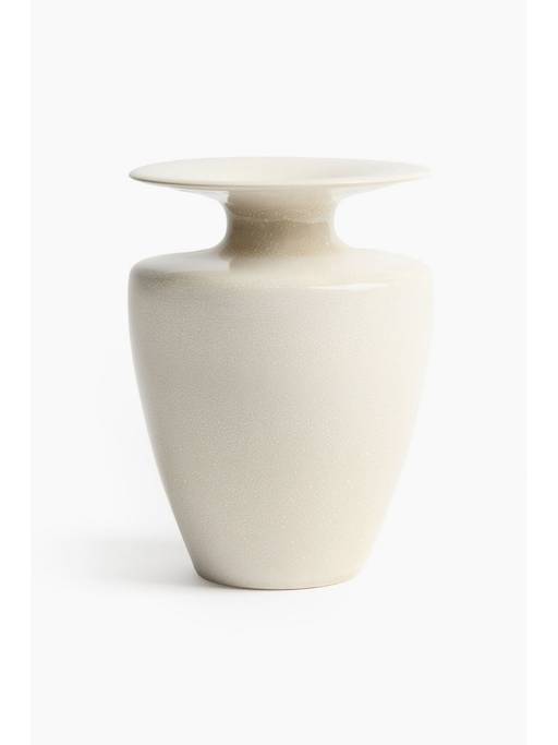 Buy H&M Beige Stoneware Vase Online