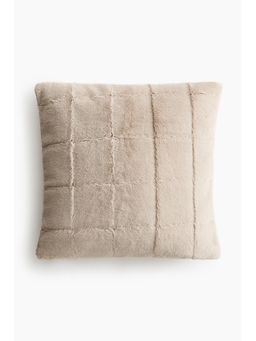 H&M - Beige Fluffy Cushion Cover