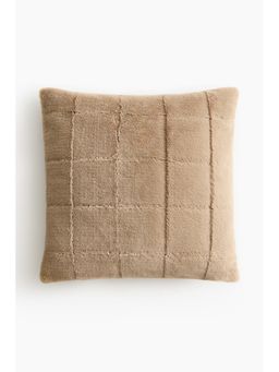 H&M - Beige Fluffy Cushion Cover