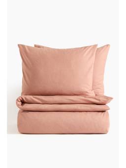 H&M - Orange Cotton Double/King Duvet Cover Set