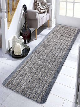 Saral Home - Polyester Anti Slip Multipurpose Runner-Grey-65X300 Cm
