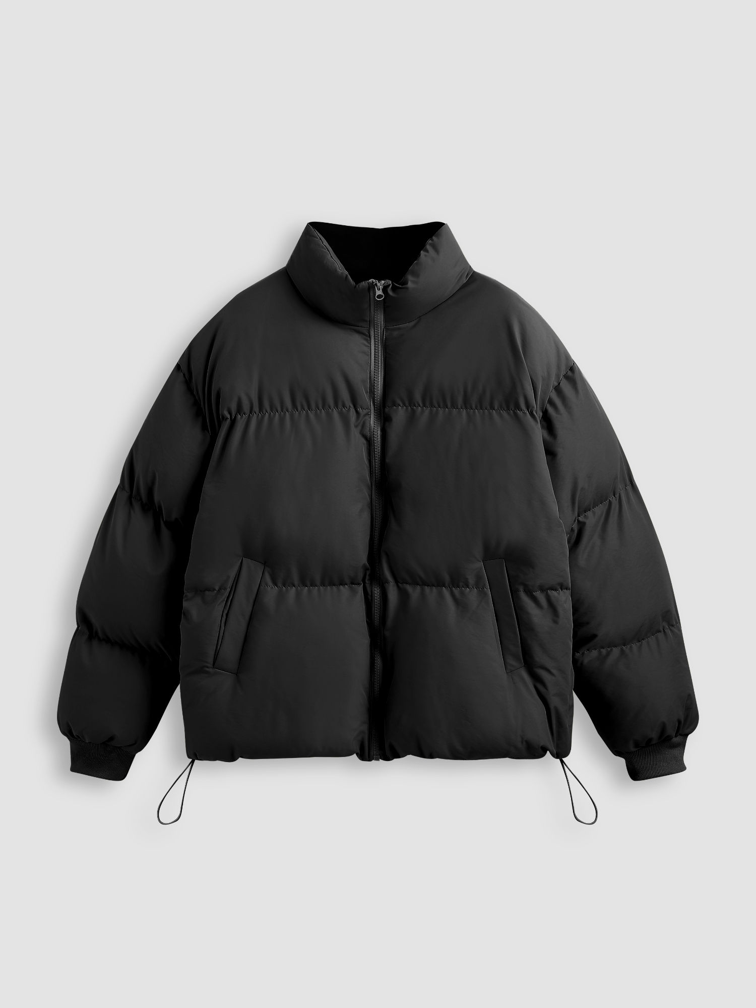 cider Zip Front Collared Puffer Jacket-picture-15