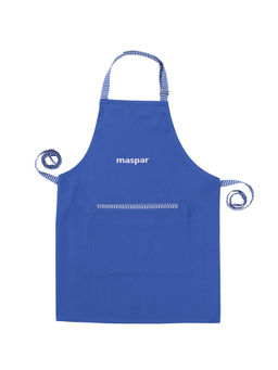 Maspar - Cotton Solid Regular Apron - Blue