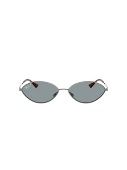 Ray-Ban - Unisex Polarized Grey Lens Oval Sunglasses - 0RB3757004/2V56 (56)