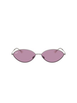 Ray-Ban - Unisex UV Protected Purple Lens Oval Sunglasses - 0RB3757004/6956 (56)