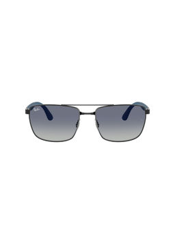 Ray-Ban - Unisex Gradient Blue Lens Rectangle Sunglasses - 0RB3760I002/4L59 (59)