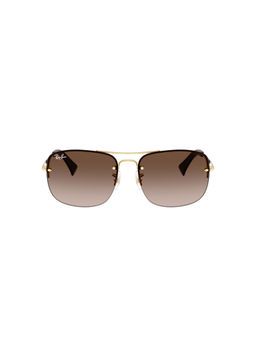 Ray-Ban - Unisex Gradient Brown Lens Sqaure Sunglasses - 0RB3761I001/1359 (59)