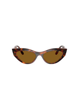 Vogue Eyewear - Women Polarized Brown Lens Cat Eye Sunglasses - 0VO5637SUW6568352 (52)