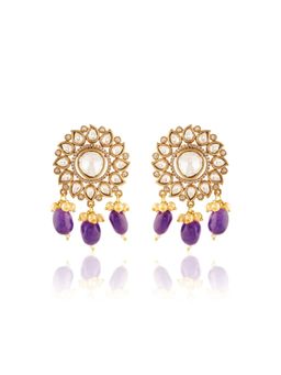 Indinoor - Guavarina Kundan Polki Studs