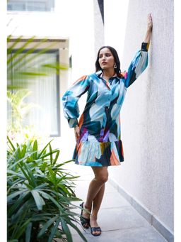 Beyond Tara - Bluebell Mini Shirt Dress