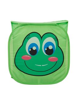 EZ Life - Kids Toys & Storage Cube Green Frog Polyester (Pack of 1)