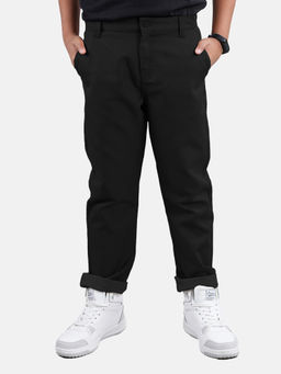 KiddoPanti - Black Solid Pant