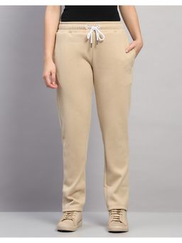 Rock.it - Women Khaki Blended Solid Jogger Pant