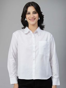 Style Quotient - Women's White Oversize Shirt