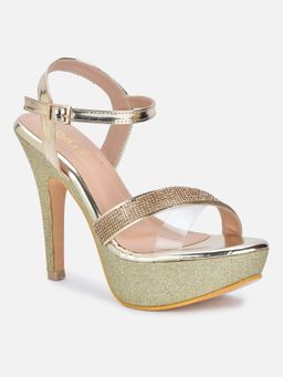 VALIOSAA - Embellished Solid-plain Stilettos Heels