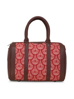 Zouk - Womens Handcrafted Vegan Printed Chanderi Phool Handbag