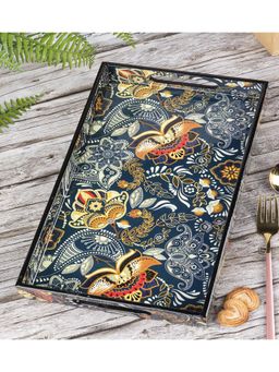 Voncasa - Navy Blue Ethnic Tray