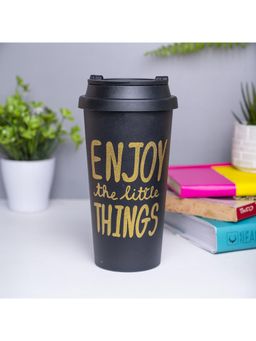 Voncasa - Black Sipper Tumbler, 400Ml