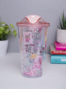 Voncasa - Pink Reuseable Tumbler Sipper, 450Ml