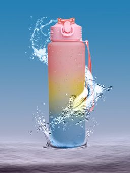 Voncasa - Multi-Color Sipper Travel Water Bottle