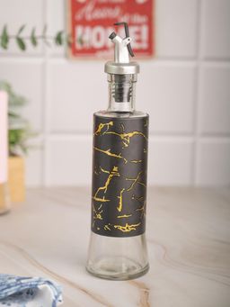Voncasa - Black Marble Oil Dispenser, 250Ml