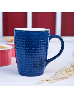 Voncasa - Blue Ceramic Coffee Mug, 320Ml