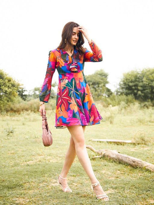 skater dress online india Buy Mickey Hands Skater Dress Online in India