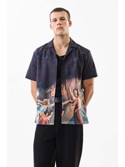 Snitch - Men Maroon Printed Casual Shirt