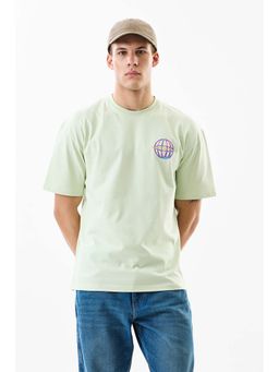 Snitch - Men Green Printed T-Shirt