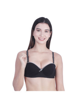 BRACHY - Black Underwired Bra for Women