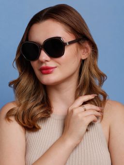 SunVoir - Full Frame Plastic Oversized Polarized Women Sunglasses-Svr-11694-C026 (59)