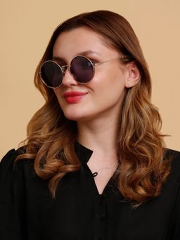 SunVoir - Full Frame Metal Uv Protected Women Sunglasses-Svr-11698-C041 (52)