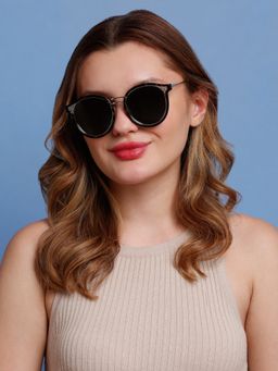 SunVoir - Full Frame Metal Polarized Women Sunglasses-Svr-11702-C045 (53)