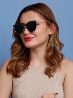 SunVoir - Full Frame Metal Butterfly Uv Protected Women Sunglasses-Svr-11706-C201 (57)