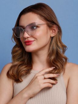 SunVoir - Full Frame Metal Butterfly Uv Protected Women Sunglasses-Svr-11706-C206 (57)