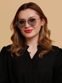 SunVoir - Full Frame Metal Aviator Polarized Women Sunglasses-Svr-11724-C202 (57)