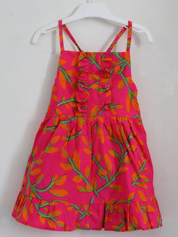 Woonie - Printed Summer Frock - Pink