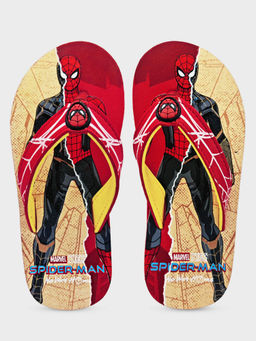 Kidsville - Spider-man No Way Home Featured Yellow/red Flip-flops For Boys