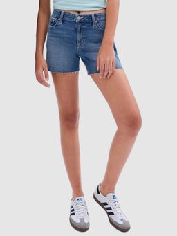 GAP - Women Blue Mid-Rise Regular Fit Denim Shorts
