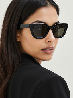 John Jacobs - Polarized & 100% UV Protected Stylish & Premium Grey Lens Sunglasses