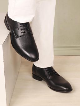 Carlton London - Men Plain Toe Derby Formal Shoes