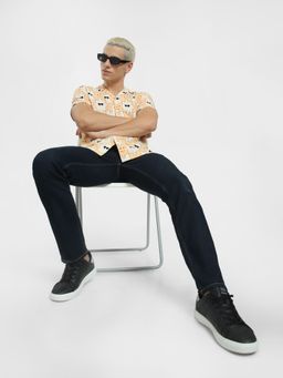 Jack & Jones - Dark Blue Low Rise Glenn Slim Fit Jeans