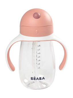 Beaba - Straw Cup - 300ml, Vintage Pink, 8m+